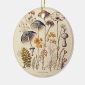  Paddestoel Naturalist Keramisch Ornament (Links)