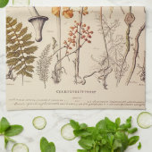 Paddestoel Naturalist Theedoek (Gevouwen)