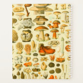 Paddestoel paddestoel Antiek illustratie Planner (Achterkant)