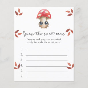 Paddestoel - Raad de zoete puinhoop, Baby shower s