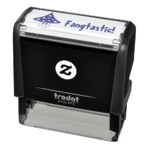 Paddestoel Vampier Fangtastic Zelfinking Stamp Zelfinktende Stempel