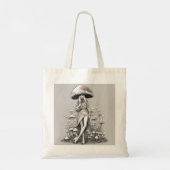 Paddestoel Vogue Lady Tote Bag (Achterkant)