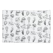 Paddestoelen en slakken Kussensloop (Achterkant)