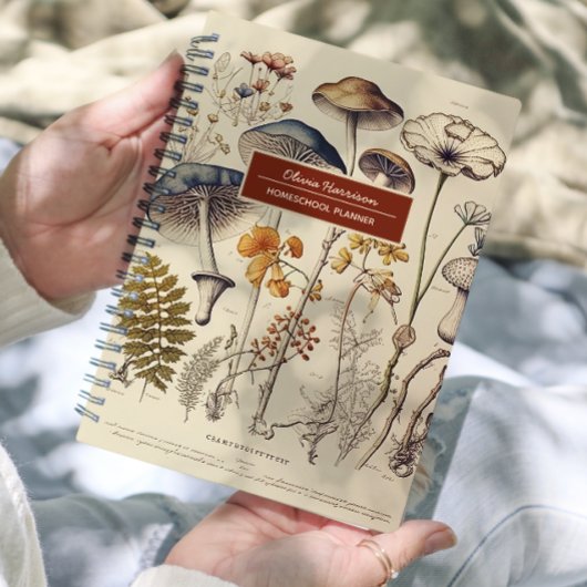 Paddestoelen Natuur Naam en onderwerp Planner