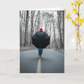 Paddington - Carte pliée vierge (Fleur jaune)