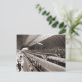 Paddington Station, Londen. Briefkaart (Staand voorkant)