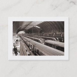 Paddington Station, Londen. Mini Foto Visitekaartje
