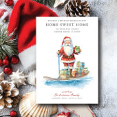 Paddle Board Père Noël Christmas Moving Faire-part