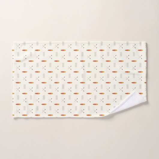 Paddle Boarding Boating Kayaking River Pattern Bad Handdoek (Handdoek)
