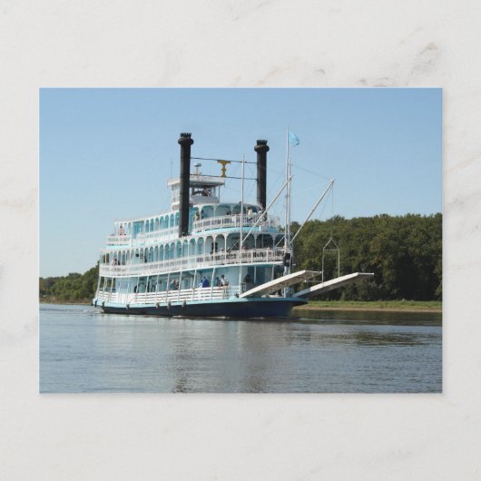 Paddle Boat & Barges Briefkaart (Voorkant)