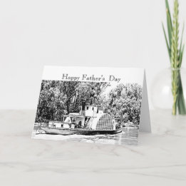 Paddle Boat op de Murray rivier de Victoria Nosalg Kaart