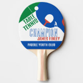 Paddle Design, Table Tennis Player/Club Paddle Tafeltennisbatje (Achterkant)
