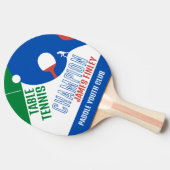 Paddle Design, Table Tennis Player/Club Paddle Tafeltennisbatje (Zijkant)