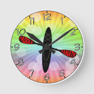 PADDLE FANATIC - KAYAK LOGO RONDE KLOK