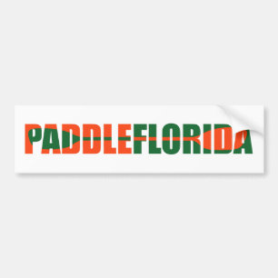 Paddle Florida Kayaking Bumpersticker