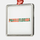 Paddle Florida Kayaking Metalen Ornament (Links)