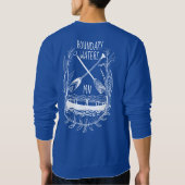 Paddle Hard. Grenswateren Trui (Achterkant)