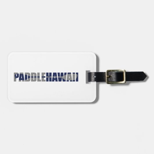 Paddle Hawaii Kayaking Bagagelabel (Voorkant horizontaal)