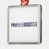 Paddle Hawaii Kayaking Metalen Ornament (Links)