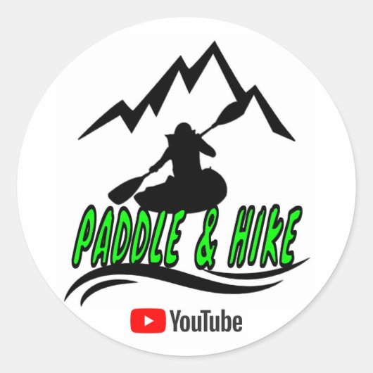 Paddle & Hike sticker 1 (Devant)