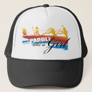 Paddle like a Girl Trucker Hat Pet