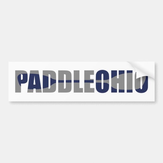 Paddle Ohio Kayaking Bumpersticker (Voorkant)