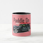 Paddle On Classic Car Design - Combo Mug (Centre)