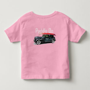 Paddle on Classic Car Design - Toddler Fine Jersey Kinder Shirts