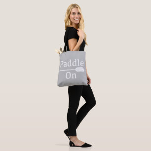Paddle On Design - All-Over-Print Canvas tas, medi Draagtas