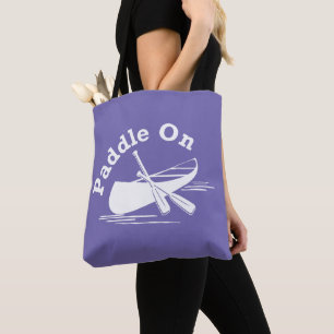 Paddle On Design - All-Over-Print Canvas tas, medi Draagtas
