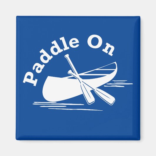 Paddle On Design - Magnet Carré (Devant)