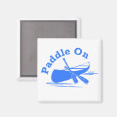 Paddle On Design - Magnet Carré (Recto/Verso)