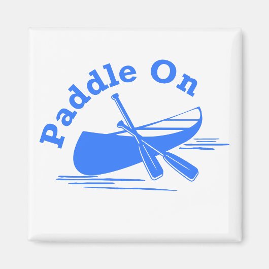 Paddle On Design - Magnet Carré (Devant)
