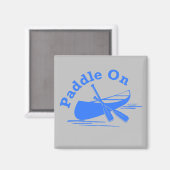 Paddle On Design - Magnet Carré (Recto/Verso)