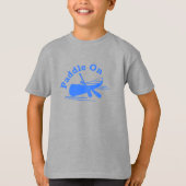 Paddle On Design - T-shirt de base pour enfants (Devant)