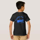 Paddle On Design - T-shirt de base pour enfants (Dos entier)