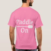 Paddle On Design - T-Shirt de base pour hommes (Dos)