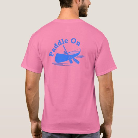 Paddle On Design - T-Shirt de base pour hommes (Dos)