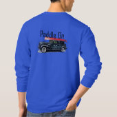 Paddle On Klassiek Autodesign - Basic T-shirt Met (Achterkant)