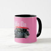 Paddle op het klassieke ontwerp van de auto - geco mok (Voorkant rechts)