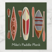 Paddle Passion Wijn Etiket (Enkel label)