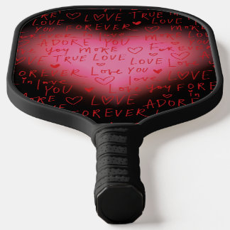Paddle - Pickle Ball Roze Hart Ontwerp
