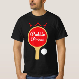 Paddle Prince Ping Pong Fun Cute Table Tennis Gif T-shirt
