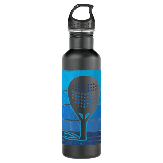 Paddle Racket Sport Pádel Player Padel Ten Waterfles (Voorkant)