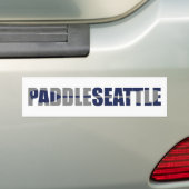 Paddle Seattle Kayaking Bumpersticker (Op auto)