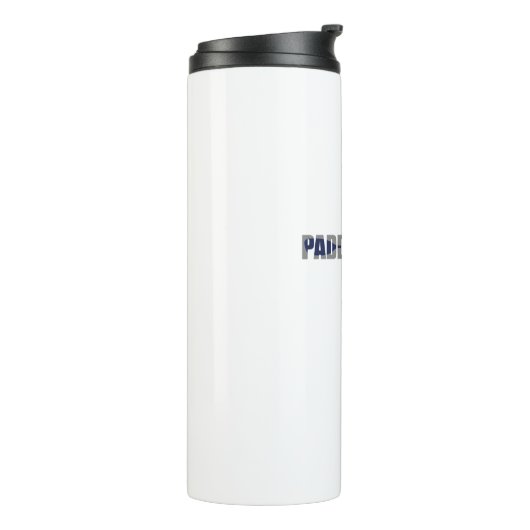 Paddle Seattle Kayaking Thermosbeker (Gedraaid links)