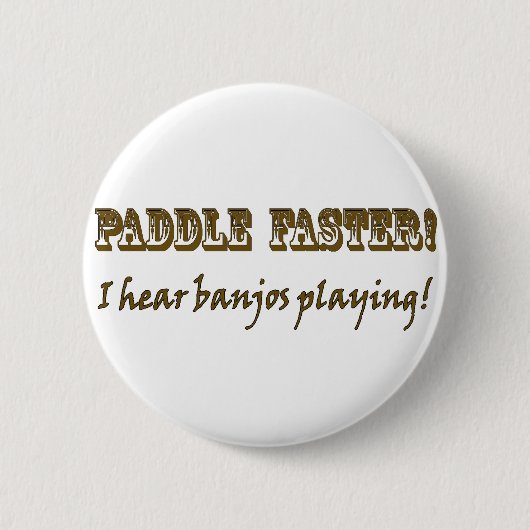 Paddle sneller! ronde button 5,7 cm (Voorkant)