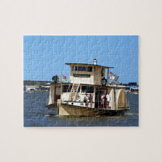 Paddle steamer, Goolwa, Australië Legpuzzel (Horizontaal)
