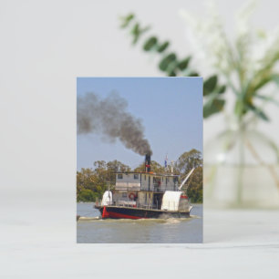 Paddle Steamer River Murray, Carte postale
