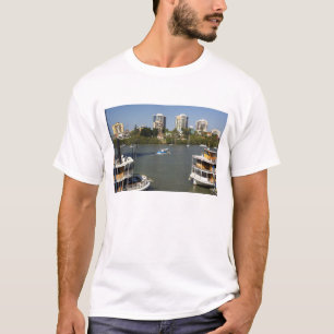 Paddle Steamers, Brisbane River, Brisbane T-shirt